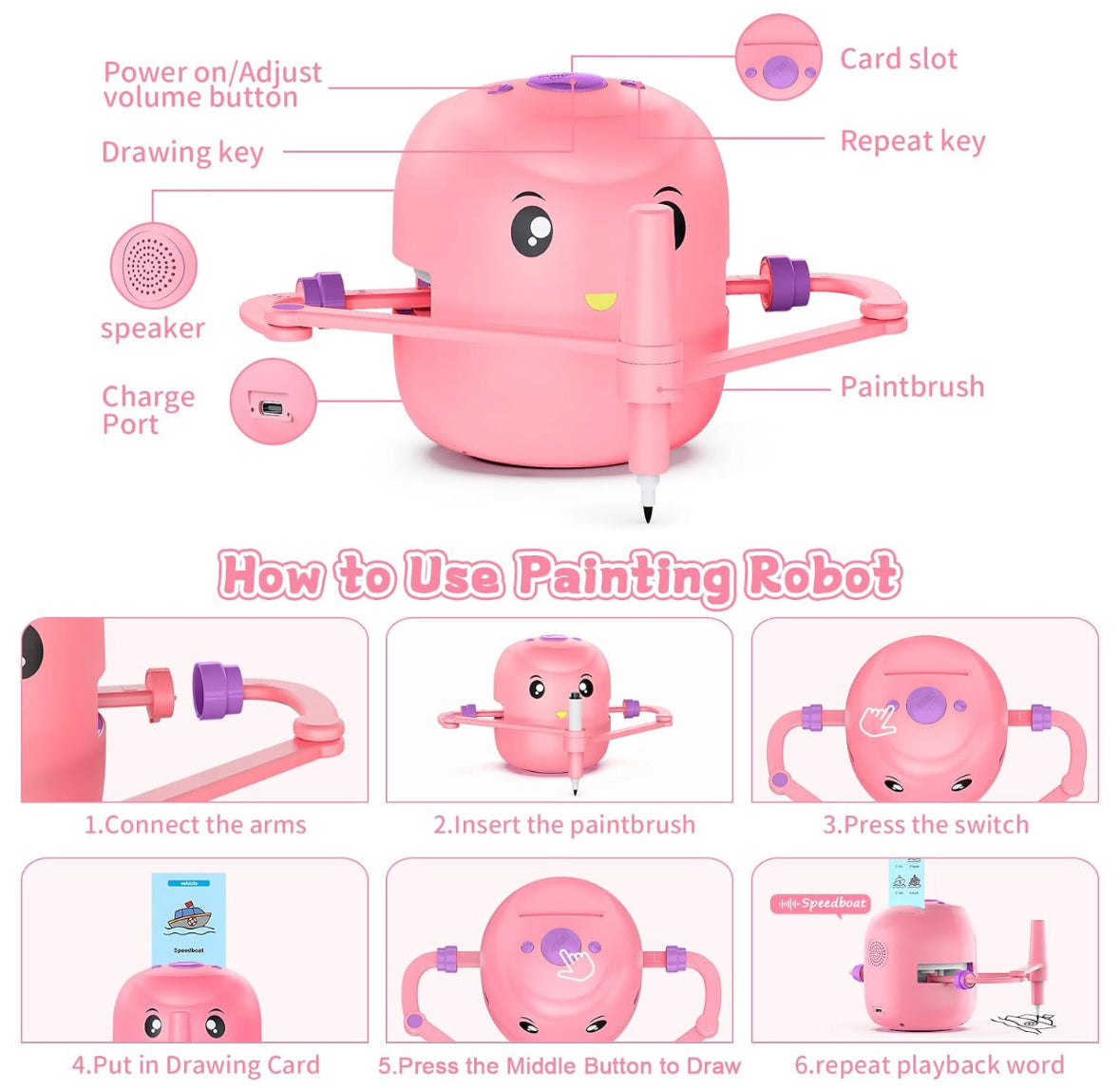 Quickle Bot Doodle Bot Limited Edition